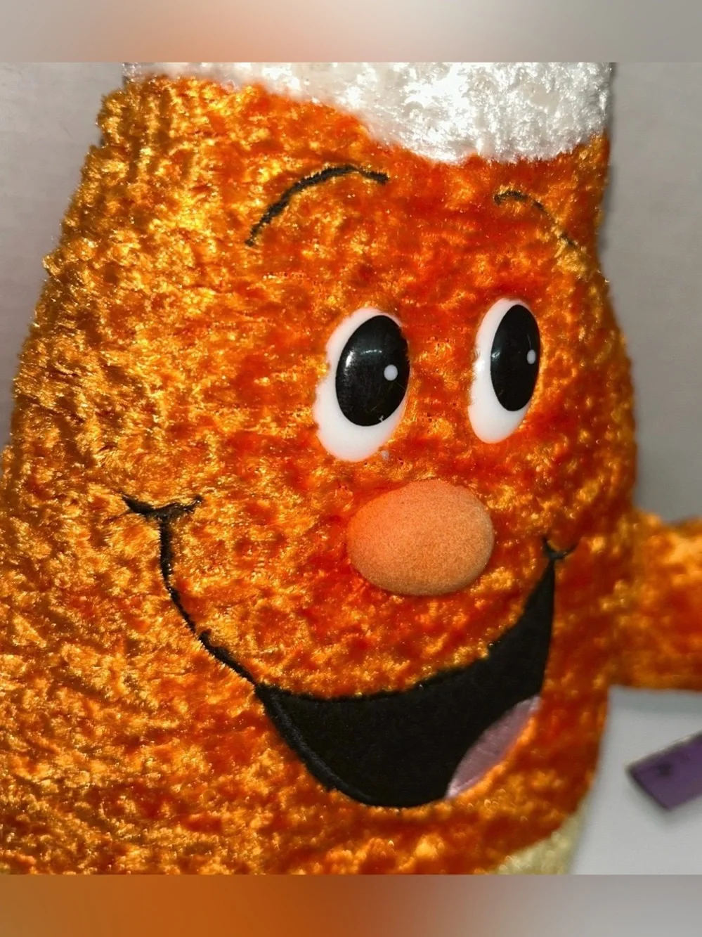 Vintage 2002 Kids of America Candy Corn Plush Halloween BOO Tag 15” Stuffed Toy